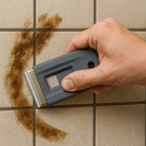 Sicherheitsschaber, ein- und ausziehbar mit Gummierung