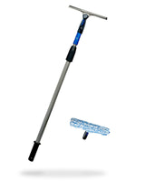 Kombi-Set Teleskopstange mit Fenstereinwischer & Abzieher