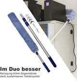 FlexDusty | flexibler Microfaser Staubmopp | inkl. Teleskopstange