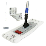 Profi Bodenwischer-Set Dual | Wischmop + Microfaserbezug