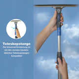 Kombi-Set Teleskopstange mit Fensterabzieher
