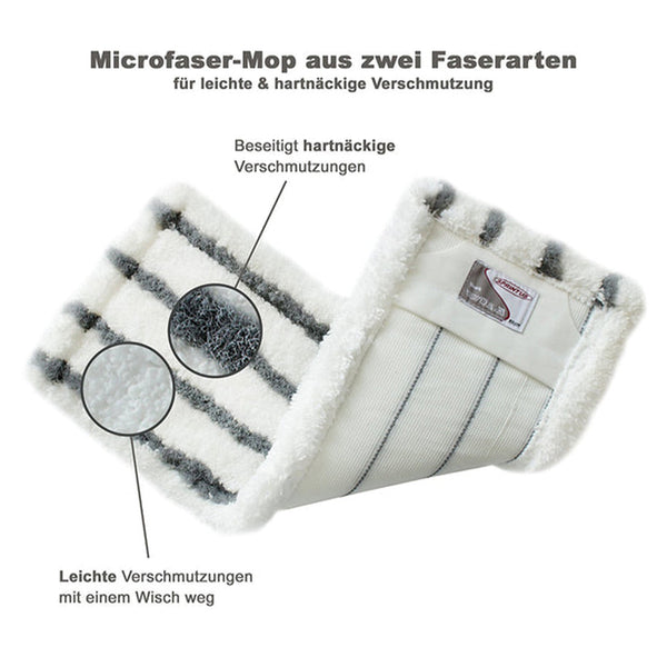 Profi-Wischmopp Dual | 100% Ultra-Mikrofaser