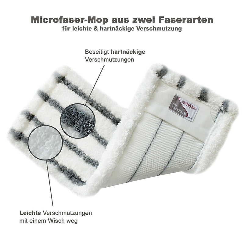 Profi Bodenwischer-Set Dual | Wischmop + Microfaserbezug