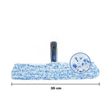 Kombi-Set Teleskopstange mit Fenstereinwischer & Abzieher