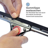 Kombi-Set Teleskopstange mit Fensterabzieher