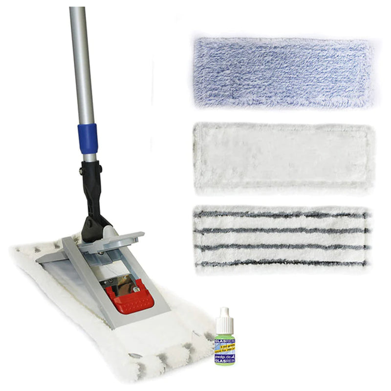 3er Set Profi-Wischmopps | Bodenwischer Dual, Soft & Twister