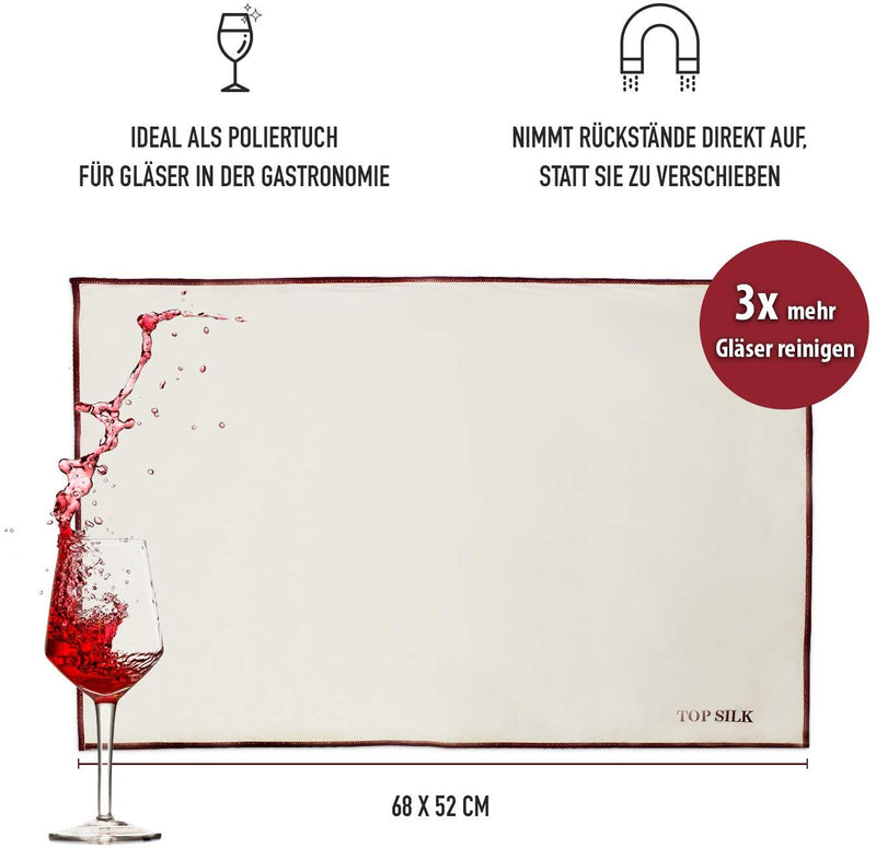 TOP Silk | Glaspoliertuch zum Nachpolieren