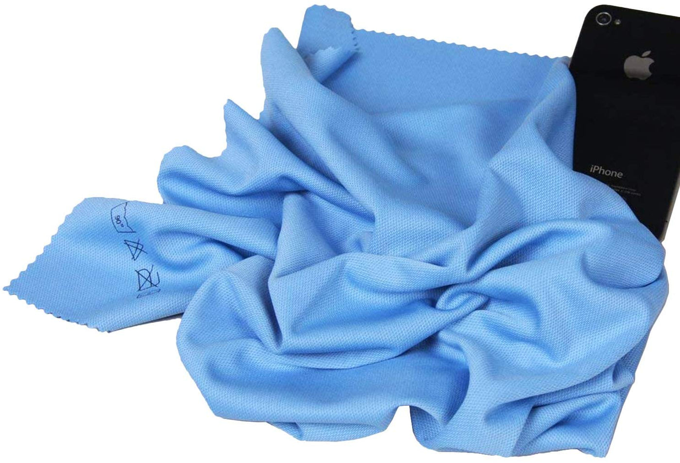 Tenare Mikrofaser-Reinigungstücher – 30,5x30,5 Cm, 100 Stück, Blaugrün, Wiederverwendbar