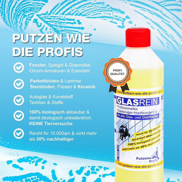 Profi-Glasreiniger Hochkonzentrat | 250 ml